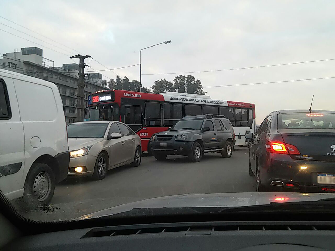 Tránsito en Champagnant